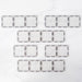 Magnetic Tiles Connetix Tiles Clear New Rectangle Pack 12 Piece 3 years +