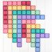 Magnetic Tiles Connetix Tiles Pastel NEW Rectangle Pack 24 Piece 3yrs+