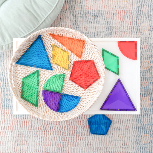 Magnetic Tiles Connetix Tiles Rainbow New Shape Expansion Pack 36 Piece 3 years +