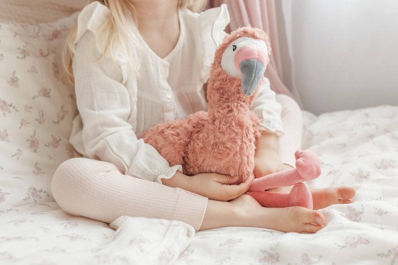 Mindful and Co Kids Francesca The Sensory Flamingo Weighted Plush Toys Wellbeing Gifting Idea 3yrs+