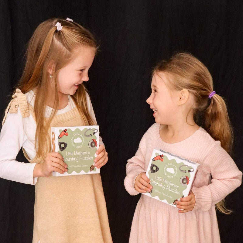 Little Mechanics Counting Jigsaw Puzzle 30pcs by Little Dreamerz  Early Maths Developmental Toys for Toddlers 3yrs+