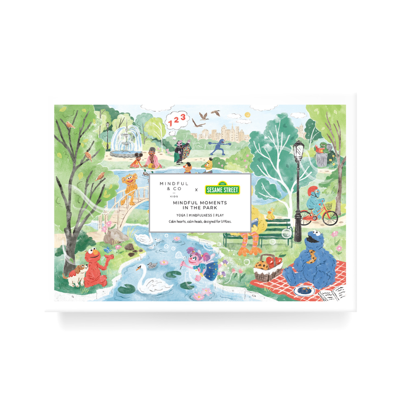 Mindful & Co Kids Mindful Moments with Sesame Street Large Jigsaw Floor Puzzle 48pcs Cognitive Developmental Toys for Toddlers Gift Idea 18m+