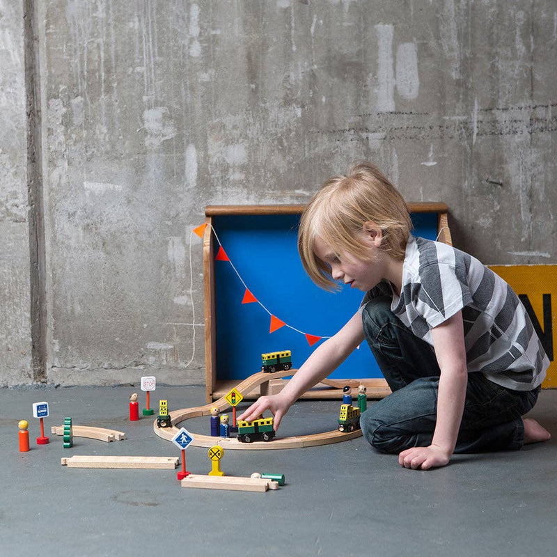 Make Me Iconic Mini Melbourne Tram Wooden Toy Train Best Seller 3yrs+