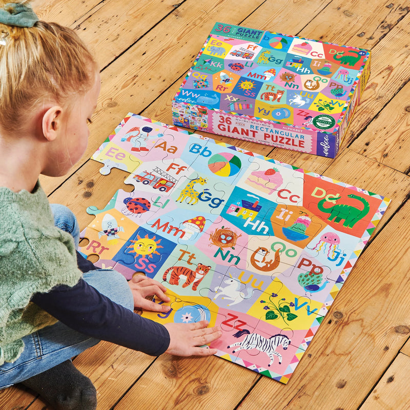 EeBoo Giant Alphabet 36pcs Puzzle Early Literacy 4yrs+