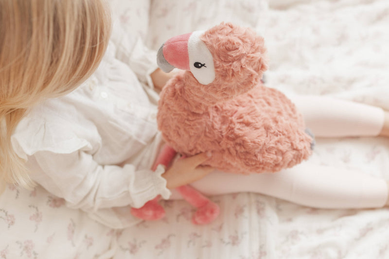 Mindful and Co Kids Francesca The Sensory Flamingo Weighted Plush Toys Wellbeing Gifting Idea 3yrs+