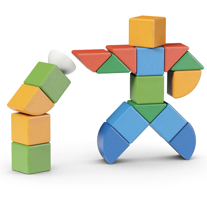 Geomag Magicube Magnetic Cubes Shapes Little World 25 pcs Magnetic Toys Building Blocks STEM Toys 12m+