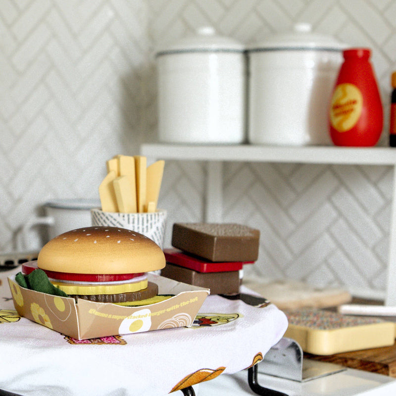 Make Me Iconic Wooden Toy Food Australian Food Set Play Kitchen Role Play Pretend and Imaginative Play 3yrs+