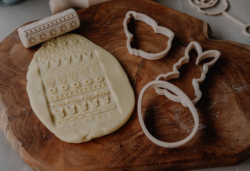 Kinfolk Pantry Easter Eco Roller Cutter Set Playdough Sand Toys Art and craft for kids 3yrs+