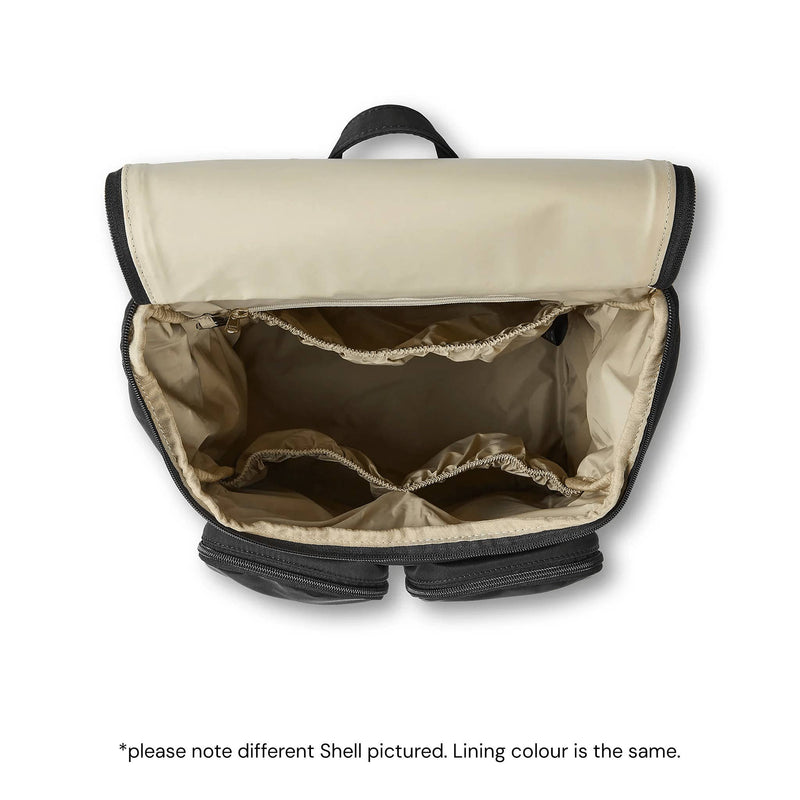 OiOi Signature Nappy Backpack Black Vegan Leather Best Seller Mothers Day