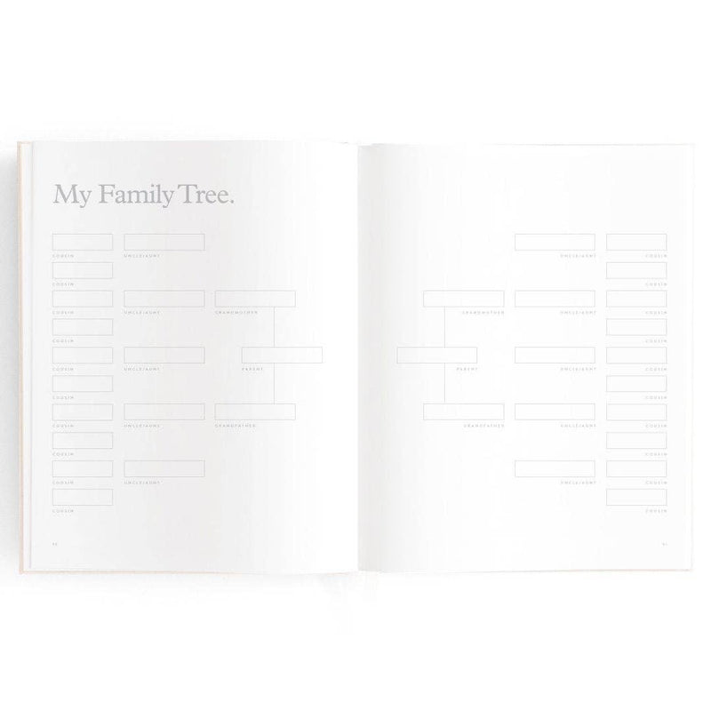 Fox & Fallow Baby Book Buttermilk Baby Journal Keepsake Memory Book (Hardcover)
