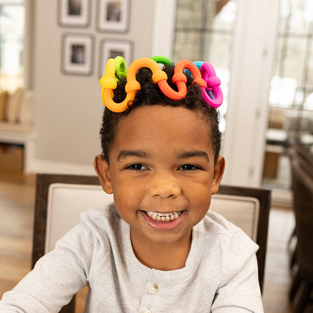 Fat Brain Toys Plip Links Pop it Travel Fidget Toys Sensory Toys Best Seller Gifting Idea for 3yrs+