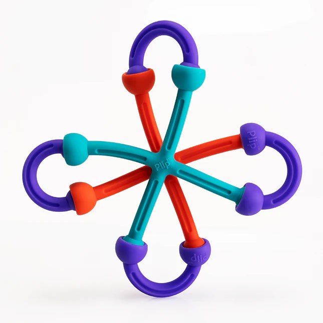 Fat Brain Toys Plip Kit Pop It 46pcs Silicone in 3 Shapes Arches Sticks and XS Travel Fidget Toys Sensory Toys Best Seller 5yrs+