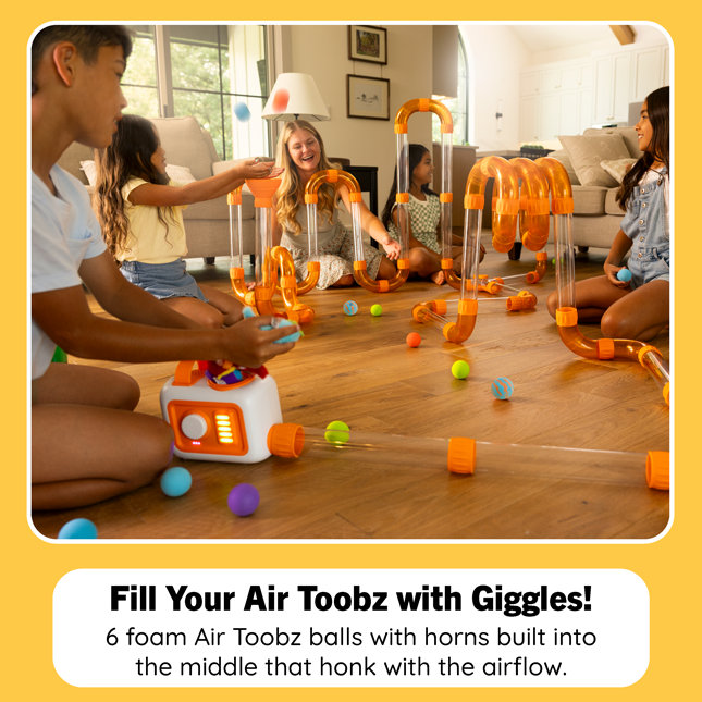 Fat Brain Toys Air Toobz Giggle Balls Accessory Pack STEM Toys 3yrs+