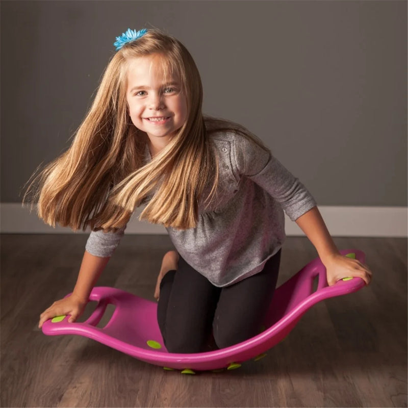 Teeter Popper Sensory Balance Seat Pink by Fat Brain Toys Developmental Sensory Toys 3yrs+