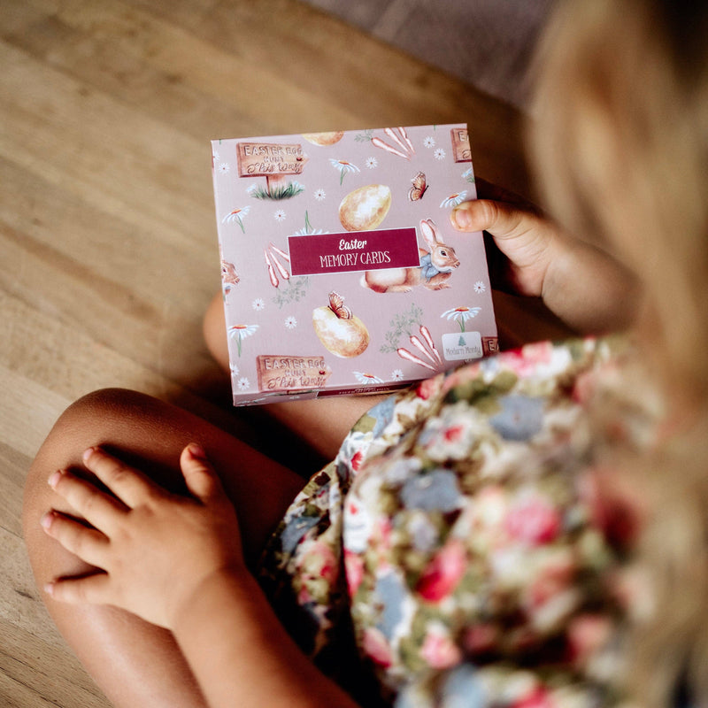 Modern Monty Easter Memory Card Games for kids Early Literacy Phonics 3yrs+