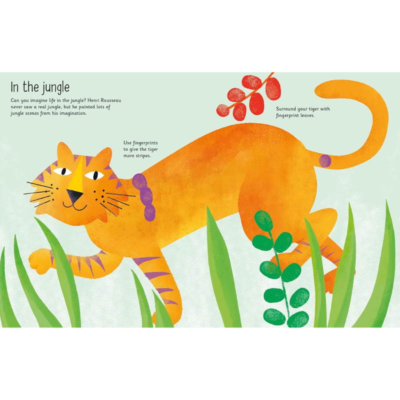 Fingerprint Activities Art (Hardcover) Activity Kids Book Art and craft for kids