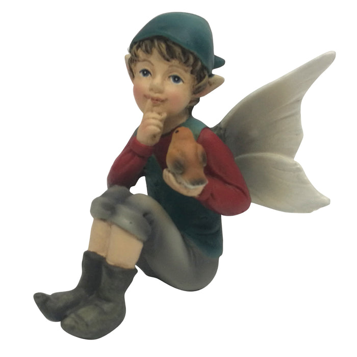 Jopaz Sitting Elf Fairy Garden Each 6x7x6.5cm (LWH)