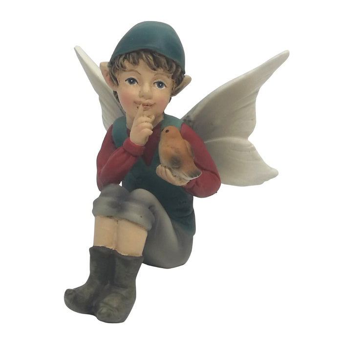 Jopaz Sitting Elf Fairy Garden Each 6x7x6.5cm (LWH)