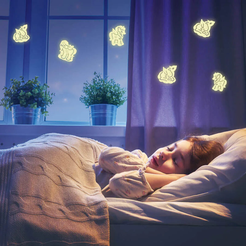 Glow In The Dark Unicorns By 4M Unicorn Toys Art and Crafts Fairy Unicorn and Castle Theme 3yrs+