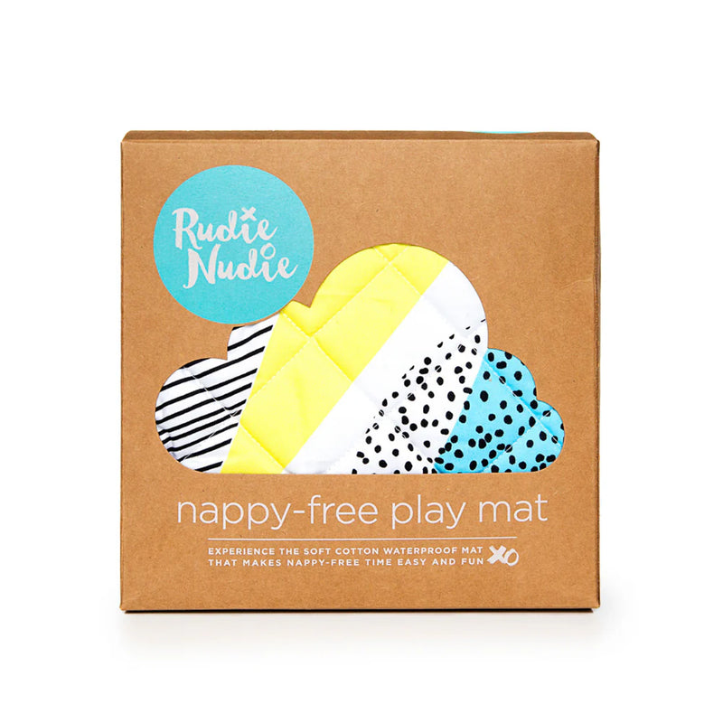 Rudie Nudie The Happy Now Nappy Free Regular Playmat 90x90cm Baby Toddler 0m+