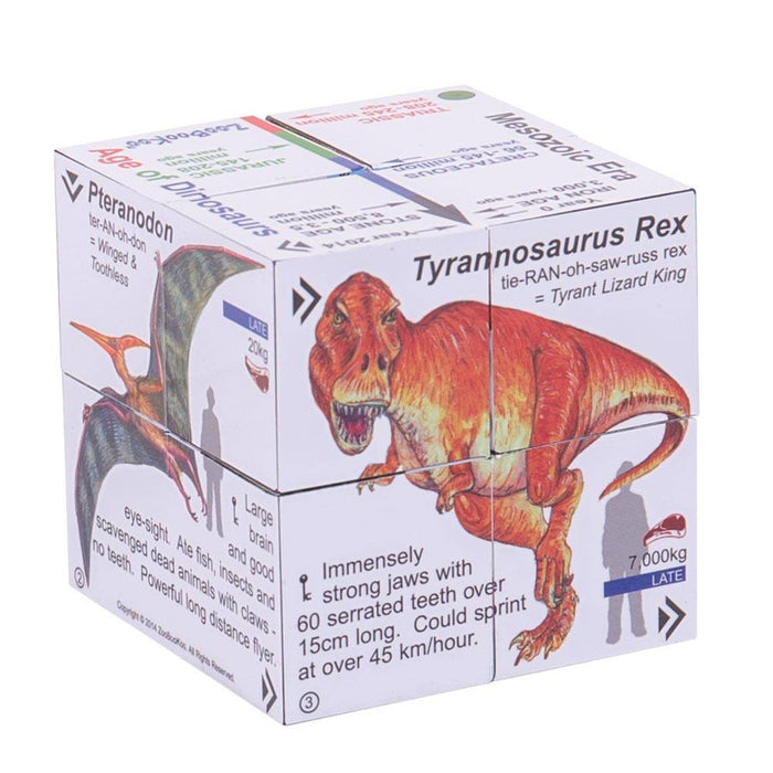 Dinosaurs Cube Book ZooBooKoo 5yrs+