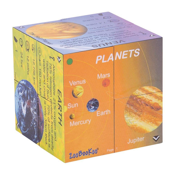 Planets & Solar System Cube Book ZooBooKoo 7yrs+