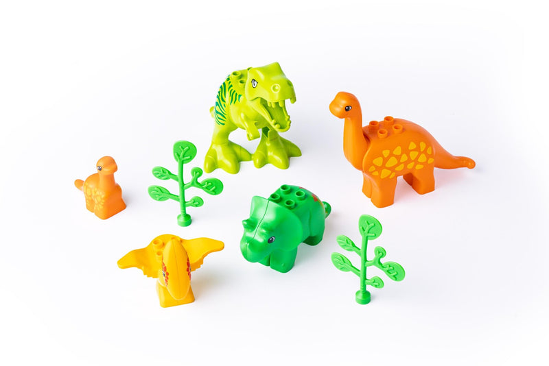 Dimples the Littlest Dinosaur Book and Bricks Set by Yay4Play Early Literacy Building Blocks 3yrs+