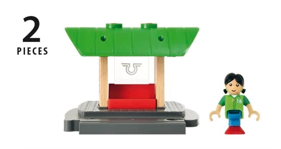 BRIO Record & Play Train Platform With Sound And Light 3yrs+