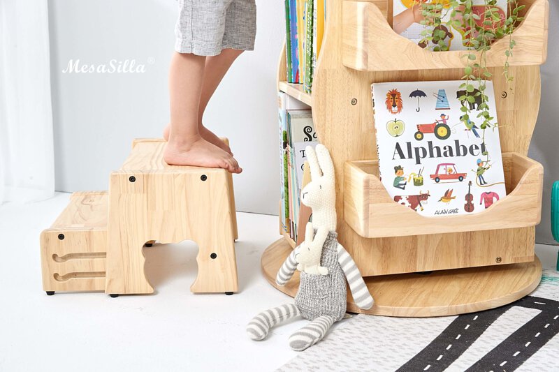 Bunny Tickles Mesasilla Kids 2 Step Stool (Bulky Shipping)