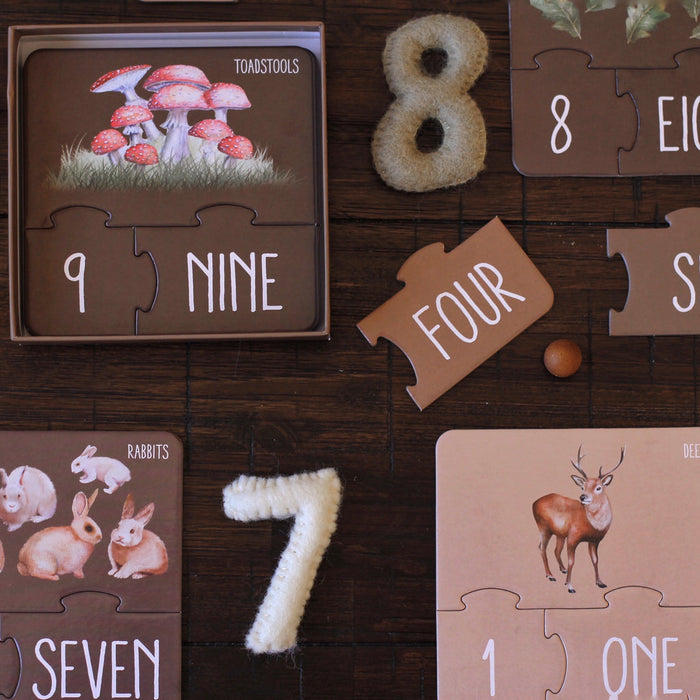 Modern Monty Woodland Counting Puzzle 3yrs+