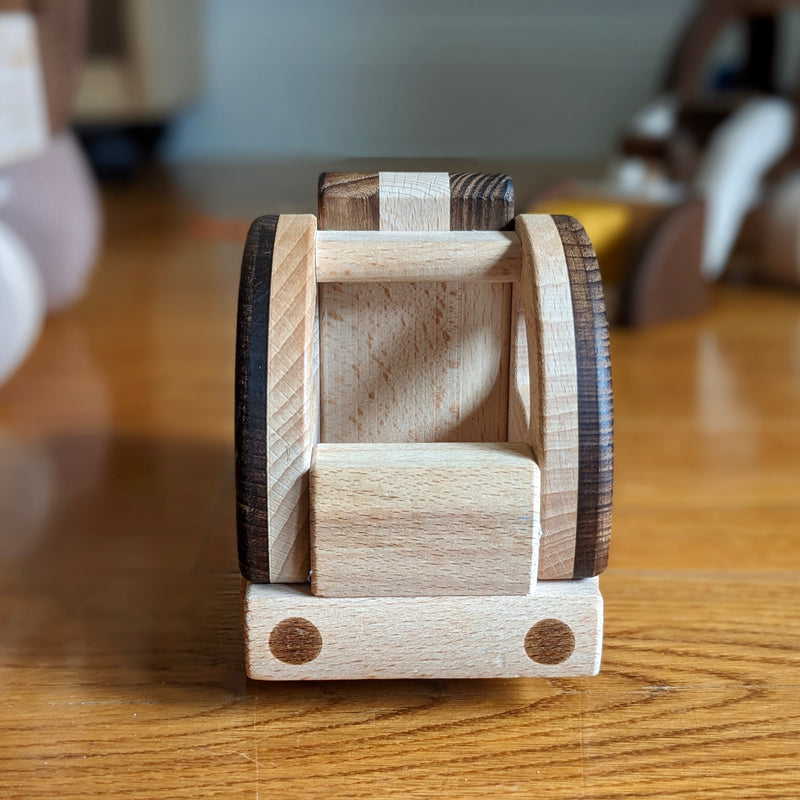 Goki Nature Cement Mixer Wooden Toy Car  Developmental Toys for Toddlers Gifts Idea 2yrs+