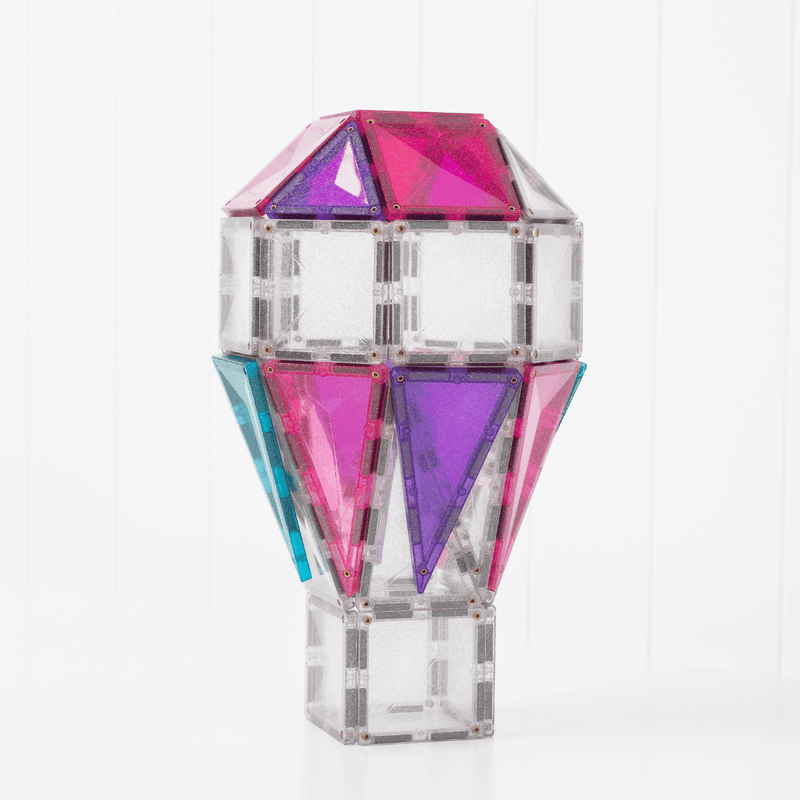 Connetix Tiles Glitter Unicorn Pack 56pc NEW 3yrs+