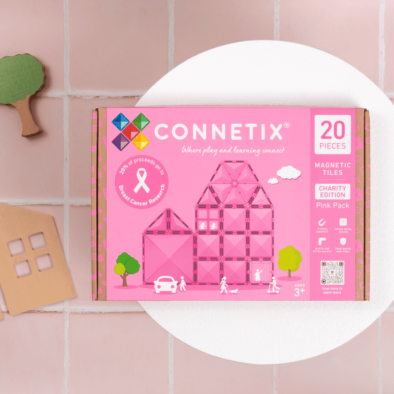 Connetix Tiles Pink Charity Pack 20pc 3yrs+