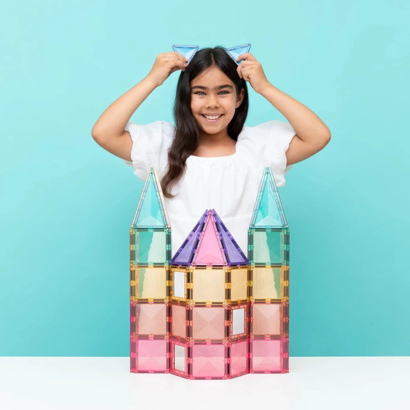 Connetix Tiles Pastel Creative and Travel Mini Pack 136 Piece Bundle Set NEW 2026 3yrs+