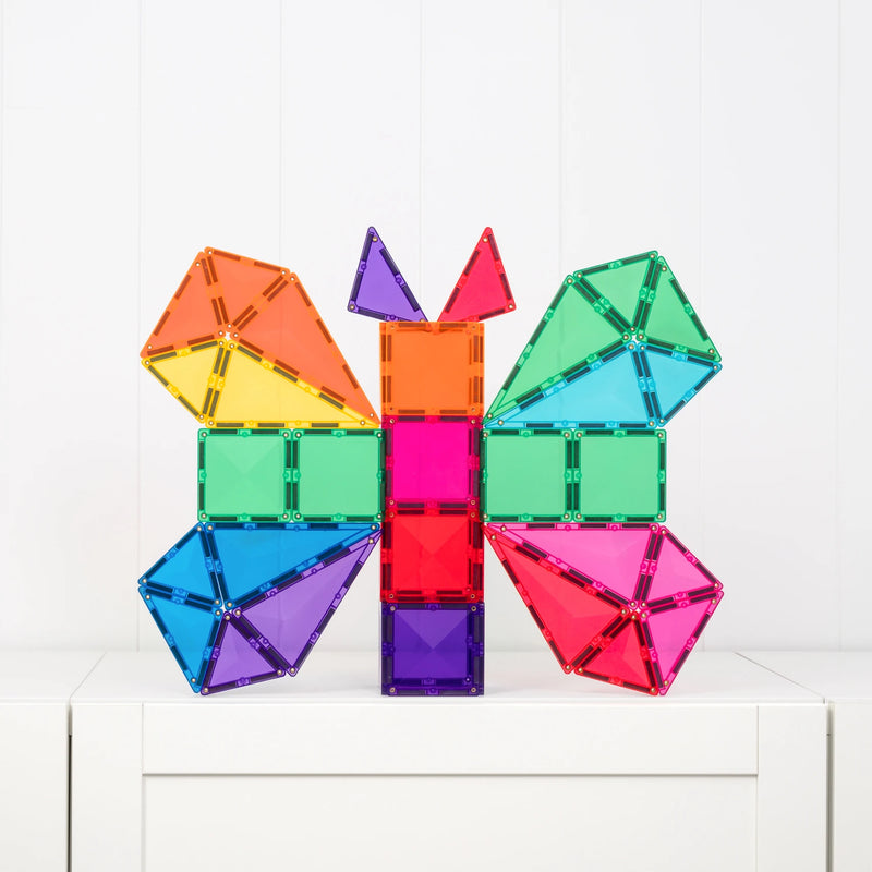 Connetix Tiles Rainbow Starter Pack 60pcs / NEW 2026 Bright Starter Pack 56pcs 2 Options Best Seller 3yrs+