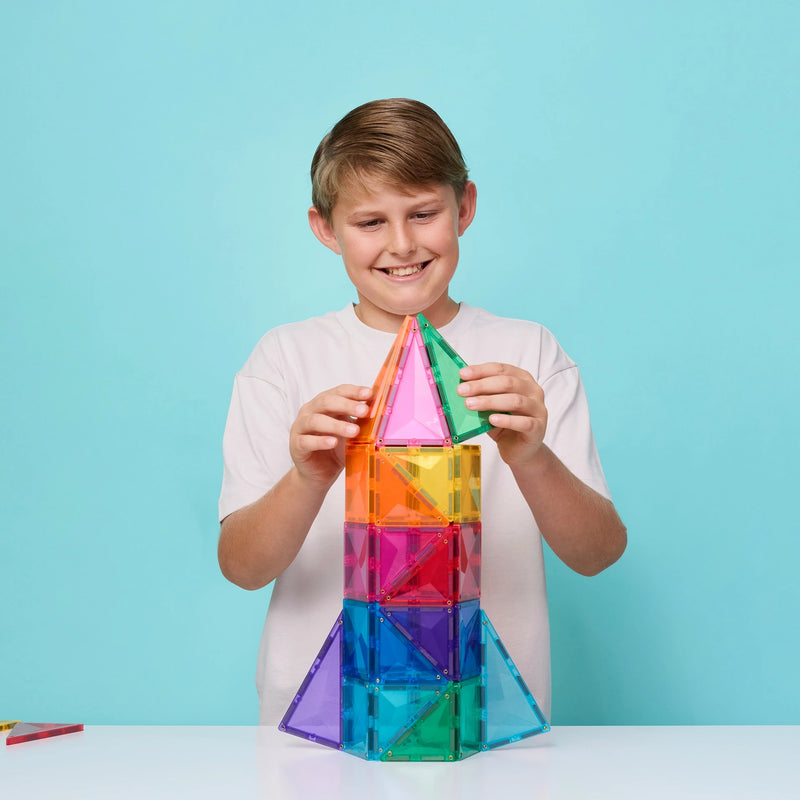 Connetix Tiles Rainbow Starter Pack 60pcs / NEW 2026 Bright Starter Pack 56pcs 2 Options Best Seller 3yrs+