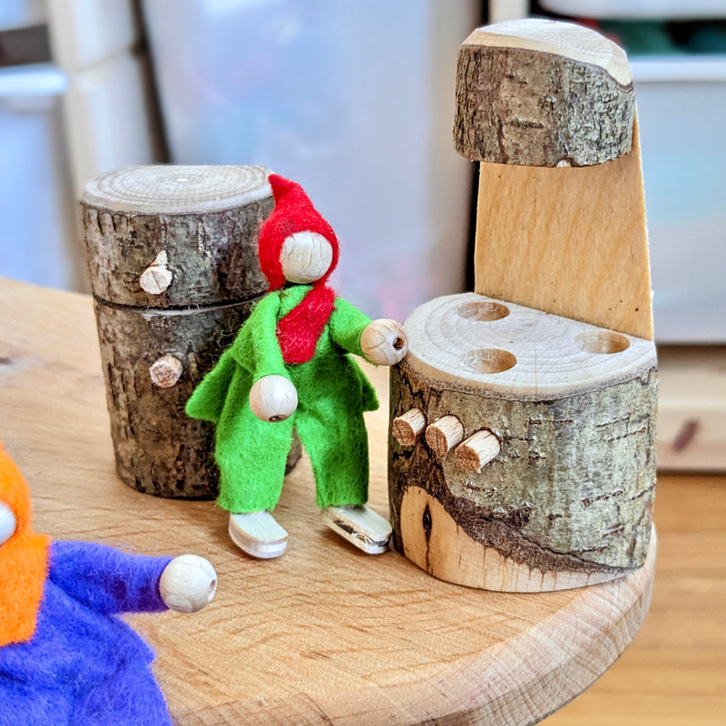 Magic Wood Treehouse Dolls Furniture Kitchen Wooden Toys