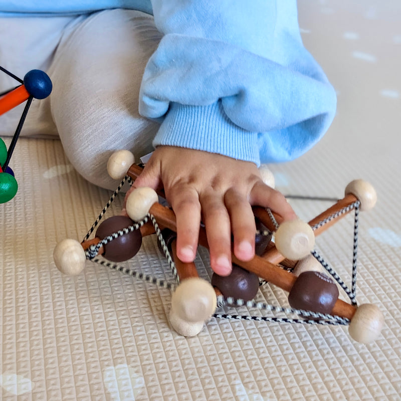 Skwish Artful Teether and Rattle by Manhattan Baby Travel Toys Baby Gifts Idea Best Seller 0m+