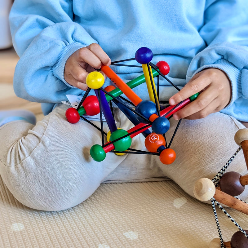 Skwish Classic Teether and Rattle by Manhattan Baby Travel Toys Baby Gifts Idea Best Seller 0m+