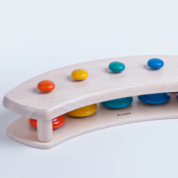 Pat Bells 5 Tones Bell Pentatonic Scale Set with STAND by PlayMe Musical Instruments for Kids Preschool Toys Best Seller 3yrs+