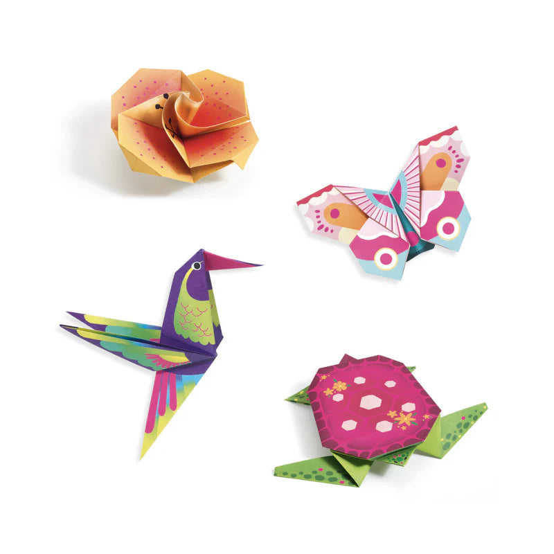 Tropics Origami Travel Toys by Djeco Stationary Art and craft for kids 7yrs+