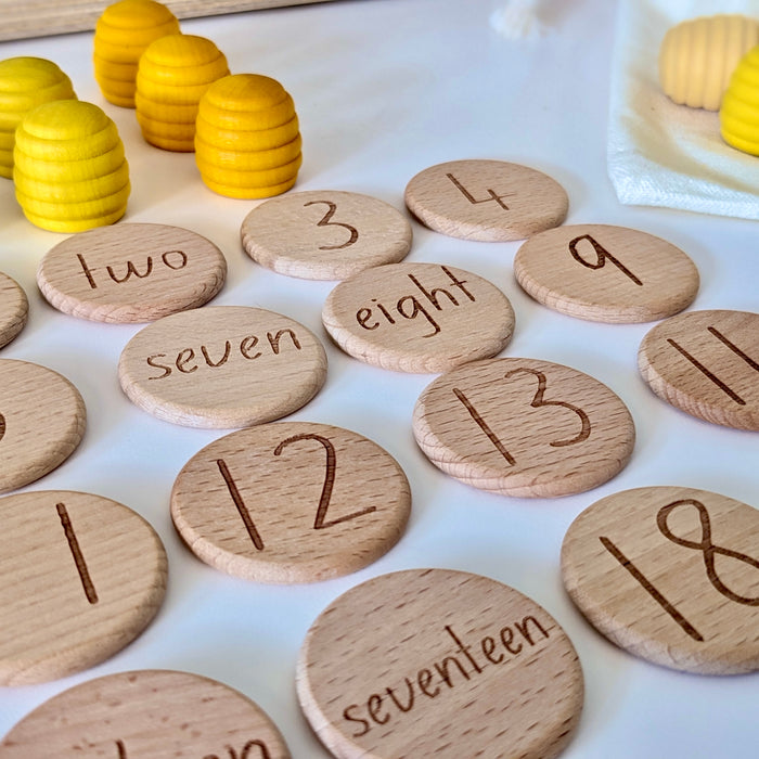 Wooden Numberdots 3yrs+
