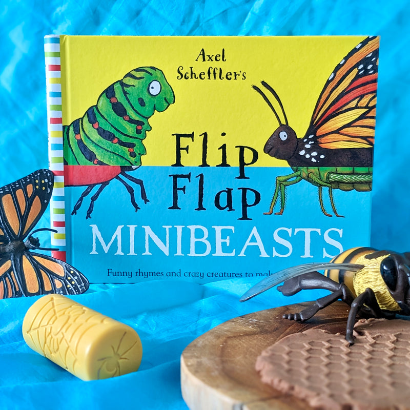 Flip Flap Minibeasts Book by Axel Scheffler (Hardcover): Insects Kids Interactive Book
