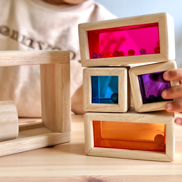 Wooden rainbow cheap sound blocks