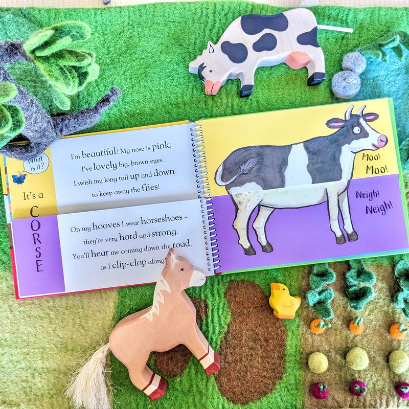 Flip Flap Farm Book (Hardcover) by Axel Scheffler: Farm Animal Kids Interactive Book