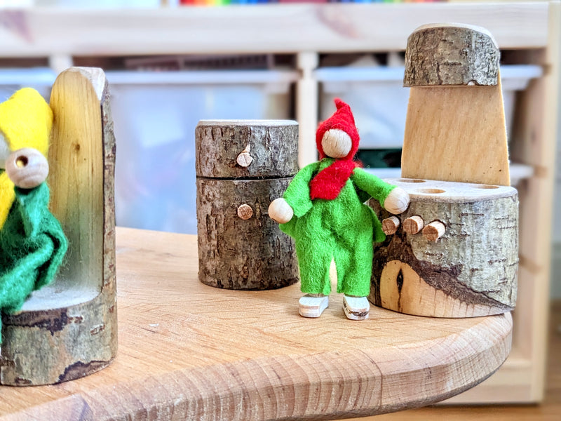 Magic Wood Treehouse Dolls Furniture Kitchen Wooden Toys