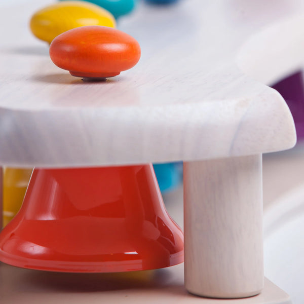 Pat Bells 5 Tones Bell Pentatonic Scale Set with STAND by PlayMe Musical Instruments for Kids Preschool Toys Best Seller 3yrs+