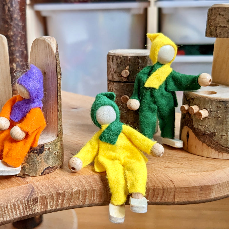 Magic Wood Treehouse Dolls Furniture Kitchen Wooden Toys