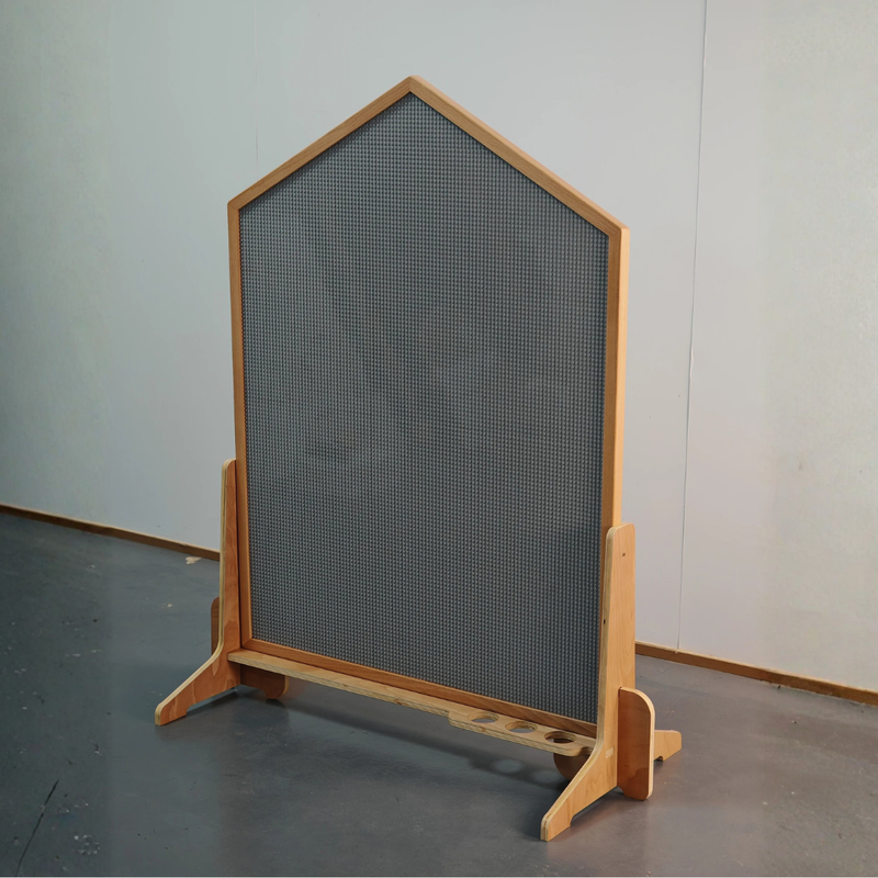 JoyKids Magnetic Whiteboard Double Sided with DUPLO Baseplate with stand 2yrs+ (Heavy Shipping)