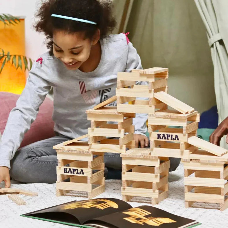 Kapla Art Book Green Simple Architecture Developmental Toys for Toddlers 3yrs+